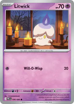Litwick Common card from Pitch Black