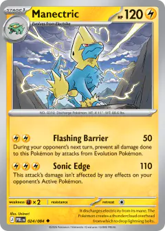 Manectric Uncommon card from Pitch Black