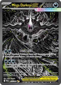 Mega Darkrai ex Special Illustration Rare card from Pitch Black