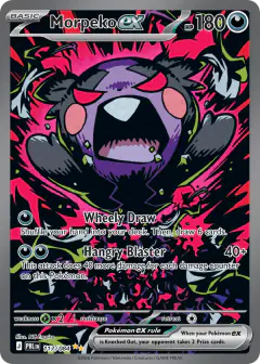 Morpeko ex Special Illustration Rare card from Pitch Black