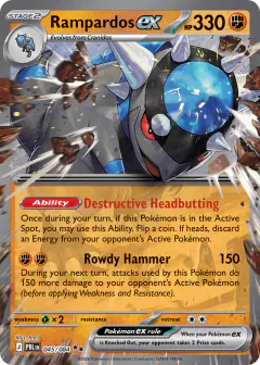 Rampardos ex Double Rare card from Pitch Black