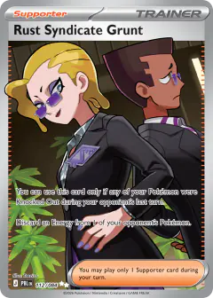 Rust Syndicate Grunt Ultra Rare card from Pitch Black