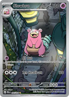 Slowbro Illustration Rare card from Pitch Black