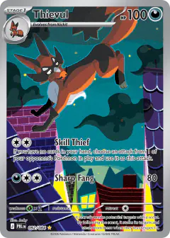 Thievul Illustration Rare card from Pitch Black