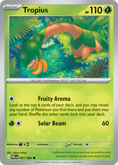 Tropius Common card from Pitch Black