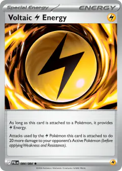 Voltaic Lightning Energy Rare card from Pitch Black