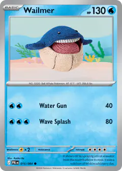 Wailmer Common card from Pitch Black