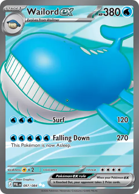 Wailord ex Ultra Rare