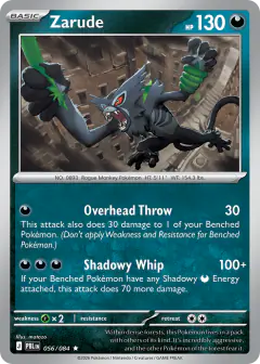 Zarude Rare card from Pitch Black