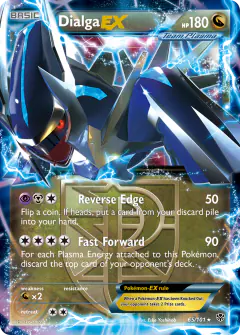 Dialga-EX Rare Holo EX card from Plasma Blast
