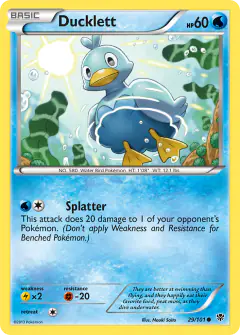 Ducklett Common card from Plasma Blast