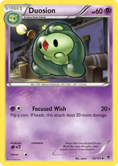 Duosion Uncommon card from Plasma Blast
