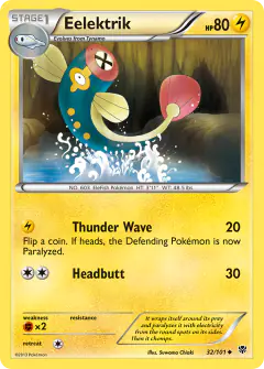 Eelektrik Uncommon card from Plasma Blast
