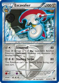 Escavalier Rare card from Plasma Blast