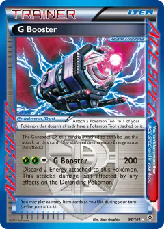 G Booster Rare ACE card from Plasma Blast