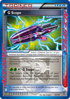G Scope Rare ACE card from Plasma Blast