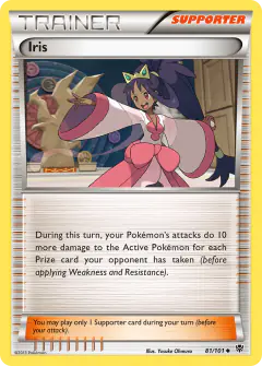 Iris Uncommon card from Plasma Blast