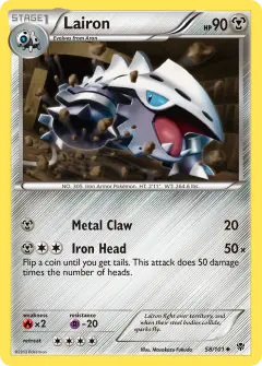 Lairon Uncommon card from Plasma Blast
