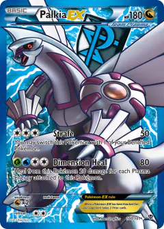 Palkia-EX Rare Ultra card from Plasma Blast