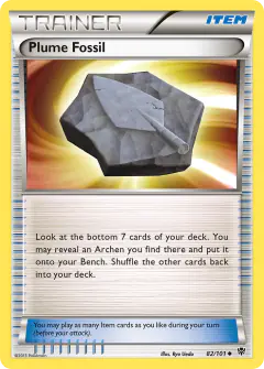 Plume Fossil Uncommon card from Plasma Blast
