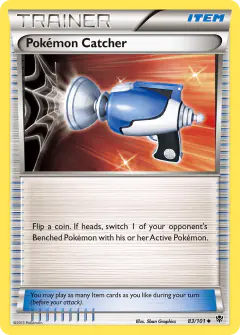 Pokémon Catcher Uncommon card from Plasma Blast