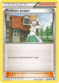 Professor Juniper Uncommon card from Plasma Blast