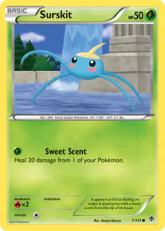 Surskit Common card from Plasma Blast