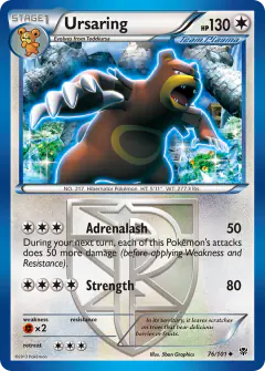 Ursaring Uncommon card from Plasma Blast