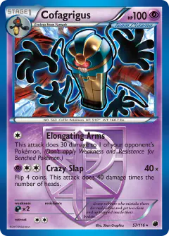 Cofagrigus Rare card from Plasma Freeze