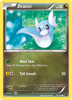 Dratini Common card from Plasma Freeze