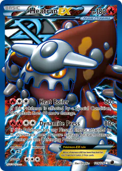 Heatran-EX Rare Ultra card from Plasma Freeze
