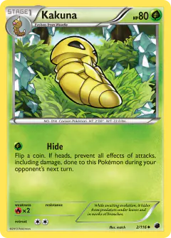 Kakuna Uncommon card from Plasma Freeze
