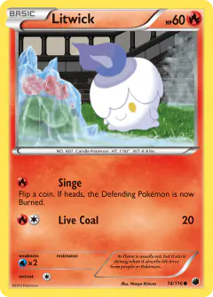 Litwick Common card from Plasma Freeze