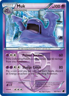 Muk Rare card from Plasma Freeze
