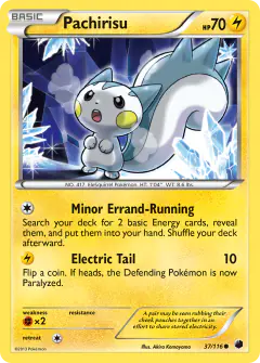 Pachirisu Common card from Plasma Freeze