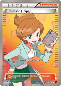 Professor Juniper Rare Ultra card from Plasma Freeze