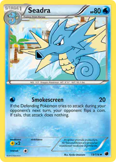 Seadra Uncommon card from Plasma Freeze