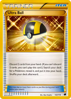 Ultra Ball Rare Secret card from Plasma Freeze