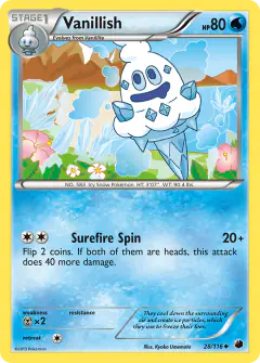 Vanillish Uncommon card from Plasma Freeze