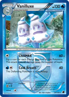 Vanilluxe Rare card from Plasma Freeze