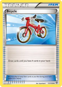 Bicycle Uncommon card from Plasma Storm