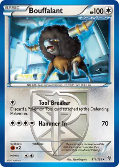 Bouffalant Rare card from Plasma Storm
