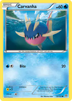 Carvanha Common card from Plasma Storm
