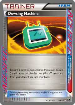 Dowsing Machine Rare ACE card from Plasma Storm