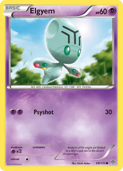 Elgyem Common card from Plasma Storm