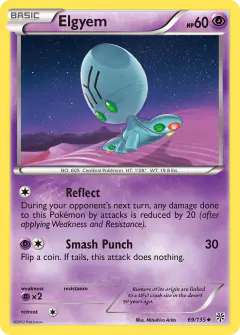 Elgyem Uncommon card from Plasma Storm