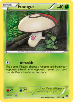 Foongus Common card from Plasma Storm