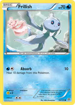Frillish Common card from Plasma Storm