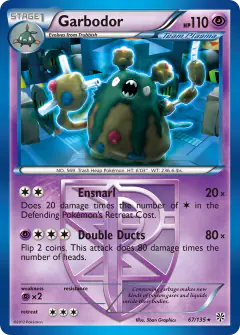 Garbodor Rare card from Plasma Storm