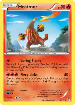 Heatmor Uncommon card from Plasma Storm